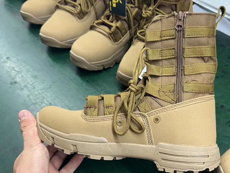6 Inch Combat Tactical Boots — Black view 5