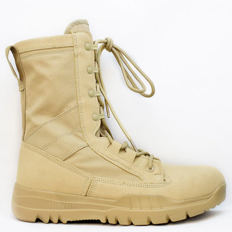 Ankle Tactical Combat Boots — Black view 6