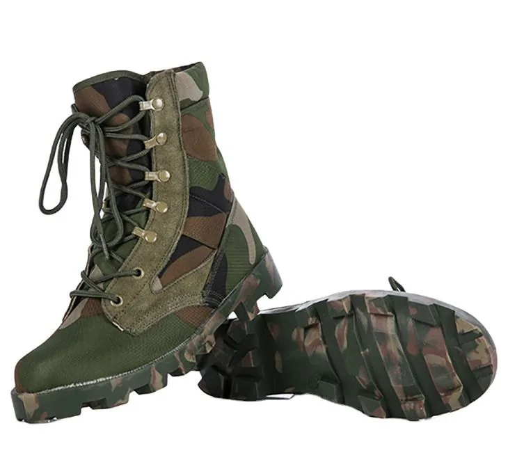 9 Inch Camouflage Jungle Boot — Camo — Tactical Footwear