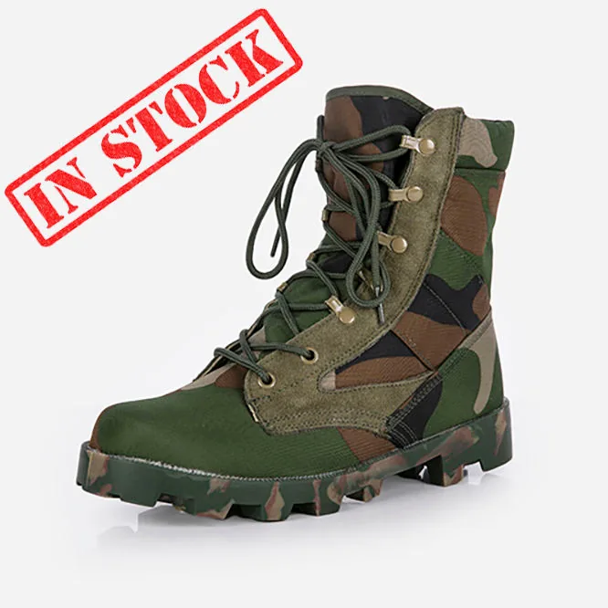 9 Inch Camouflage Jungle Boot — Camo view 2