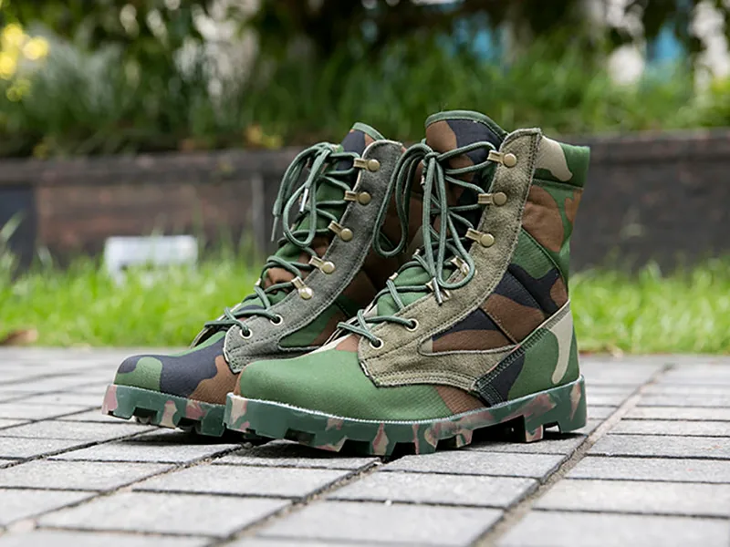 9 Inch Camouflage Jungle Boot — Camo view 5