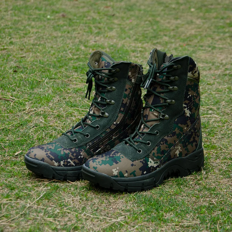 Camouflage Jungle Boots Digital — Woodland view 2