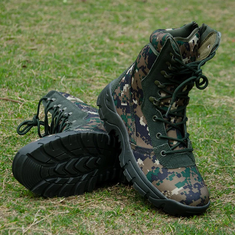 Camouflage Jungle Boots Digital — Woodland view 3