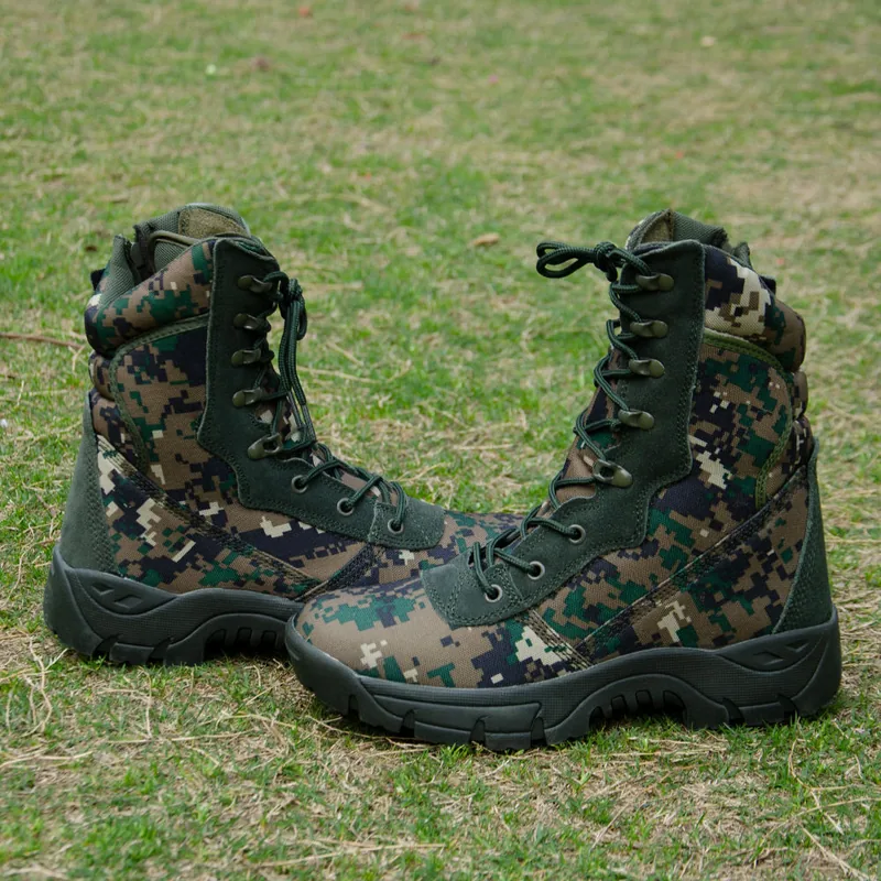 Camouflage Jungle Boots Digital — Woodland view 4
