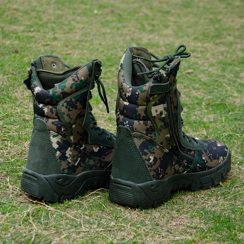 Camouflage Jungle Boots Digital — Woodland view 6