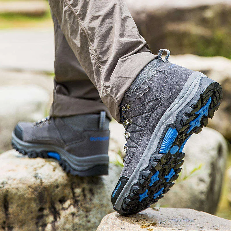 Hot Sale Waterproof Running Hiking Boots — Black view 5