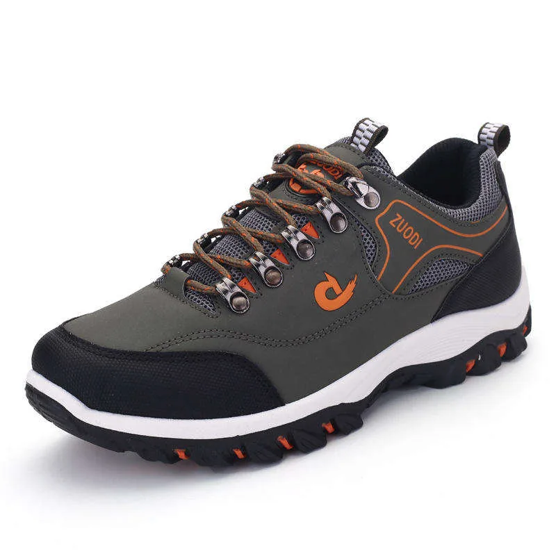 OEM Custom Plus Size Hiking Shoes — Black — Tactical Footwear