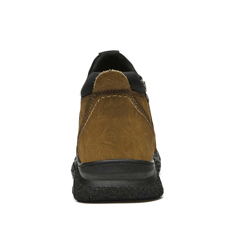 Factory Outlet Waterproof Hiking Shoes — Black view 3