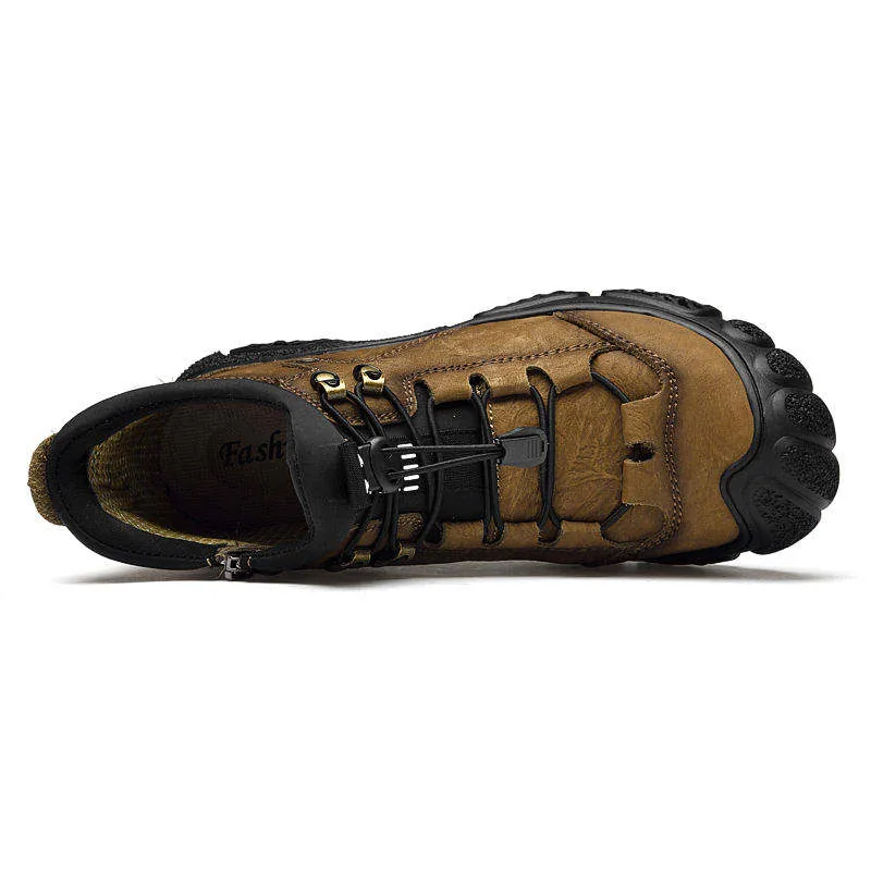 Factory Outlet Waterproof Hiking Shoes — Black view 5
