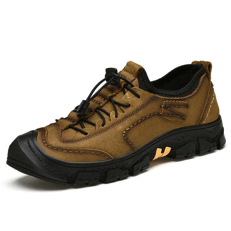 Waterproof Non-Slip Mountaineering Boots — Black view 2