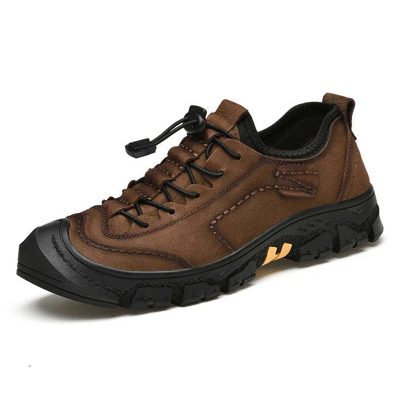 Waterproof Non-Slip Mountaineering Boots — Black view 3