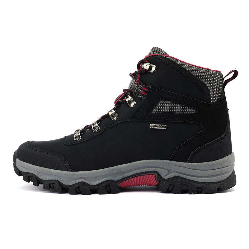 Factory Wholesale Non-Slip Hiking Shoes — Black view 5