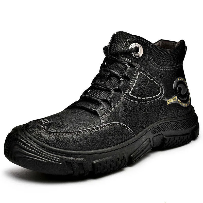 Waterproof Hunting Non-Slip Boots — Black view 2