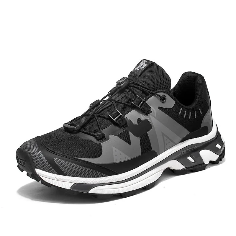 Off-Road Running Hiking Shoes — Black — Tactical Footwear