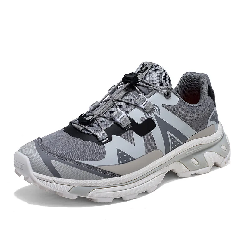 Off-Road Running Hiking Shoes — Black view 4