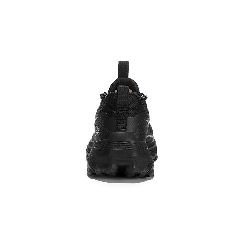 Couples Running Hiking Shoes — Black view 3