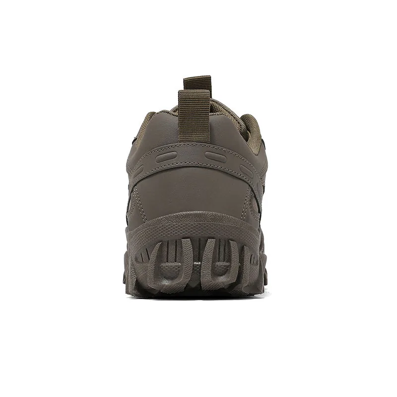 Plus Size Outdoor Training Hiking Boots — Khaki view 4