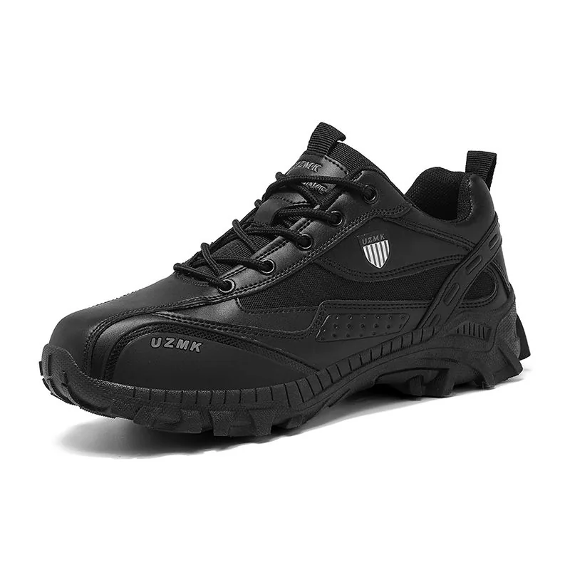Plus Size Outdoor Training Hiking Boots — Khaki view 6