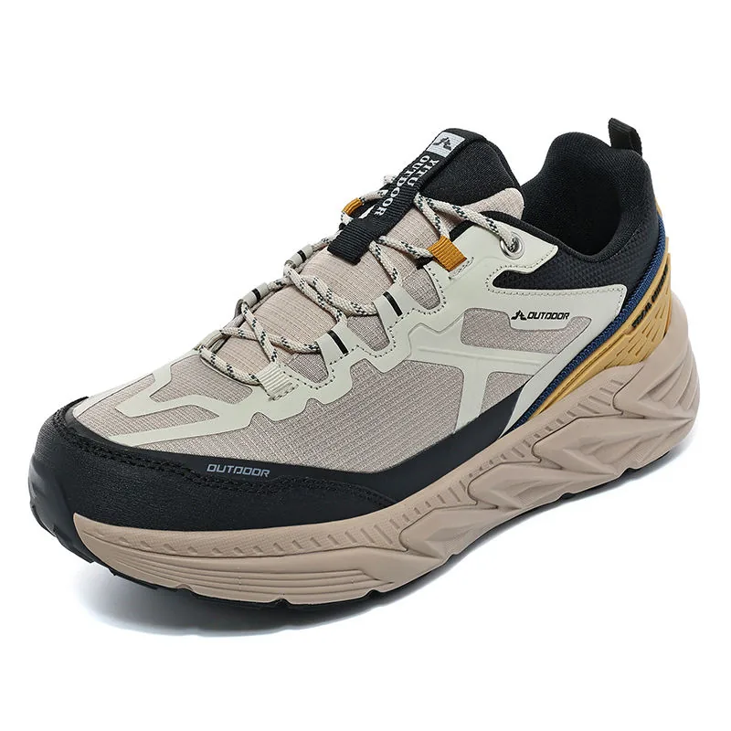 Plus-Size Couple Lightweight Hiking Shoes — Black view 2