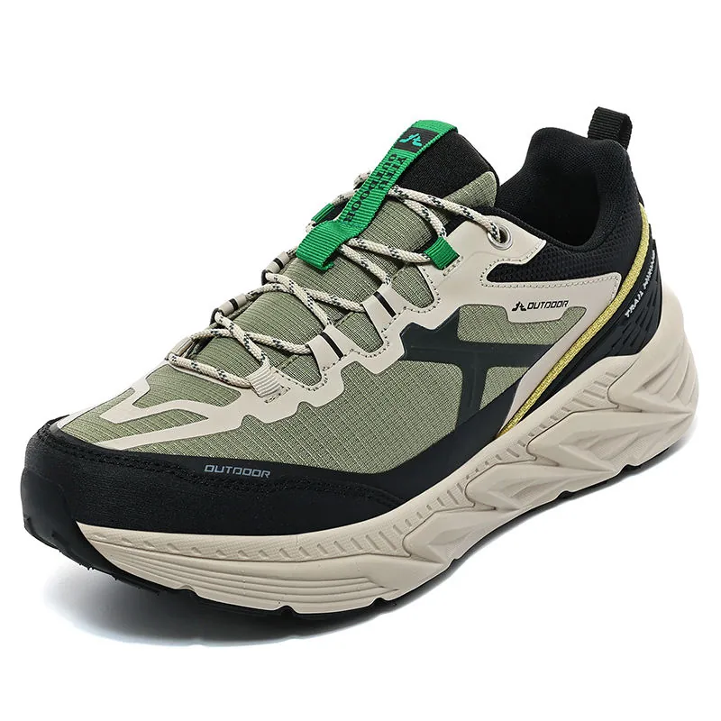 Plus-Size Couple Lightweight Hiking Shoes — Black view 6