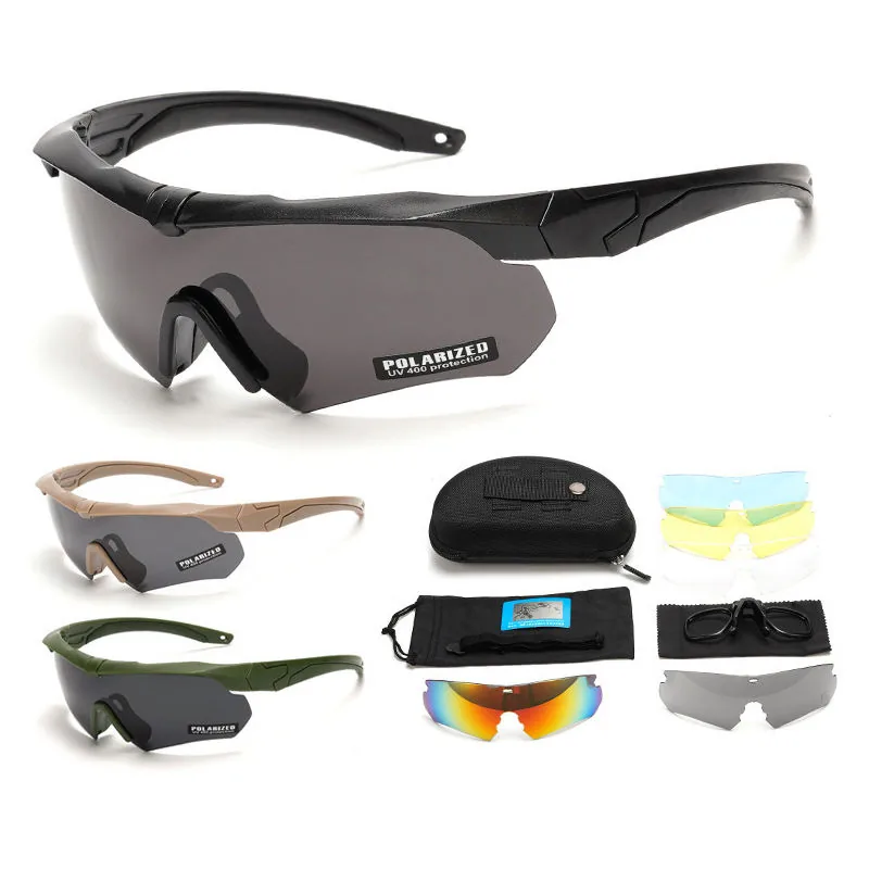 Explosion-Proof Goggles 3 Lenses — Black view 2