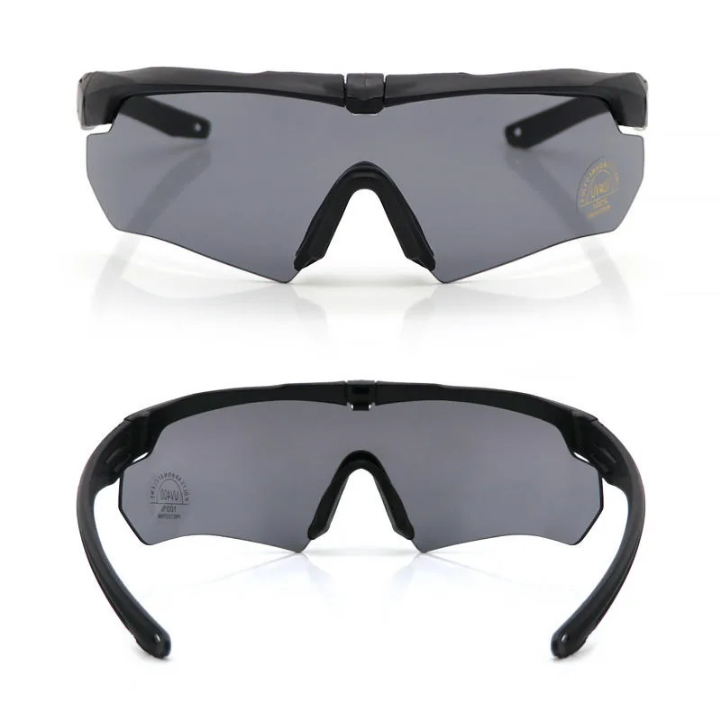 Explosion-Proof Goggles 3 Lenses — Black view 6