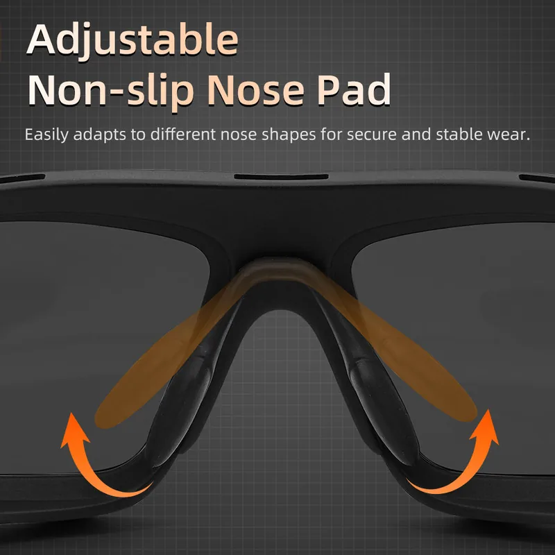 OEM Protective Safety Glasses TR90 — Black view 2