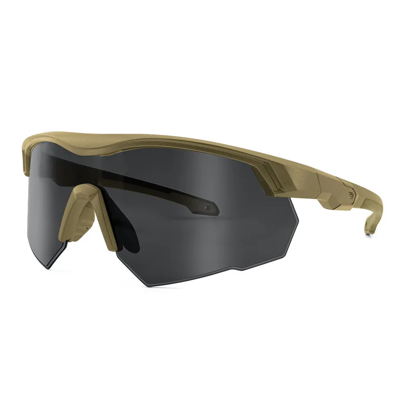 ANSI Z87.1 Sports Safety Glasses — Black view 3
