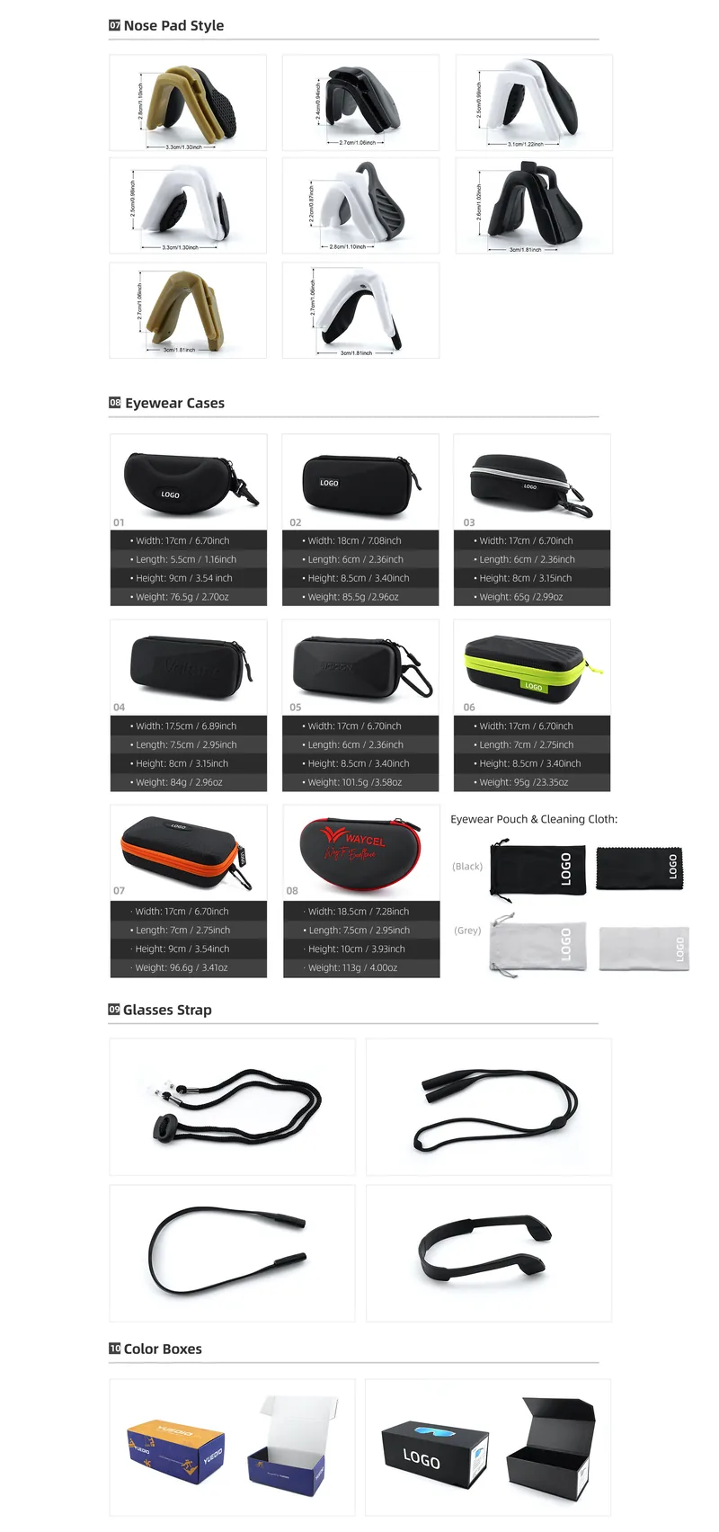 Tactical Sports Safety Sunglasses Set — Black view 5