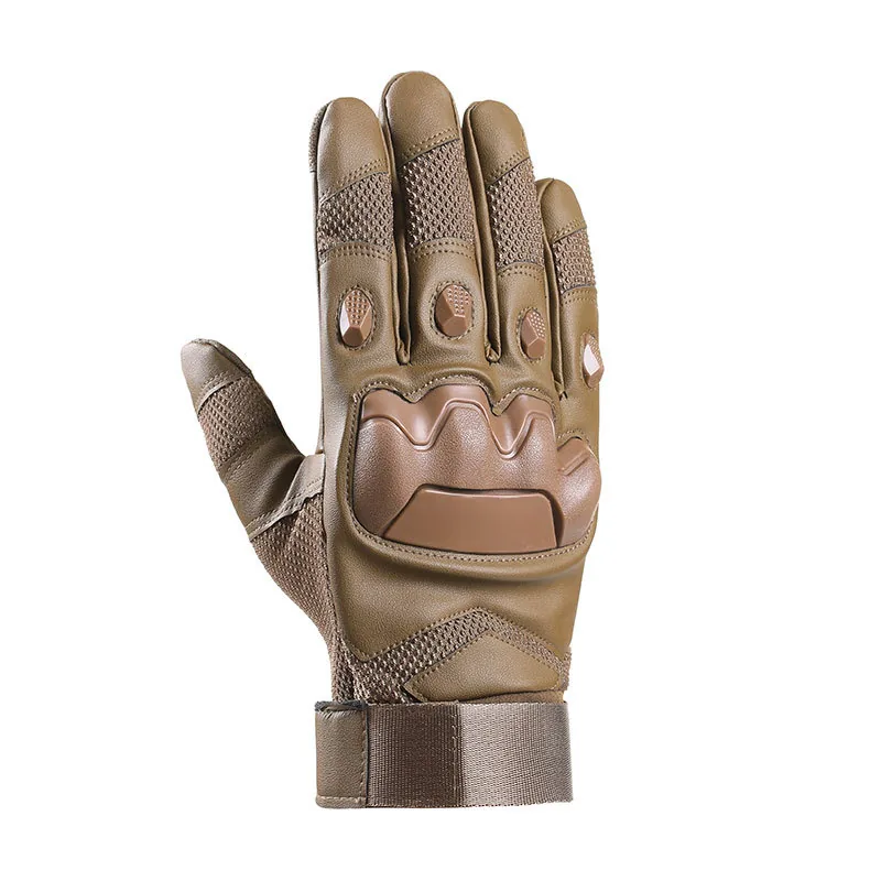 Full-Finger Protection Tactical Gloves — Black view 5