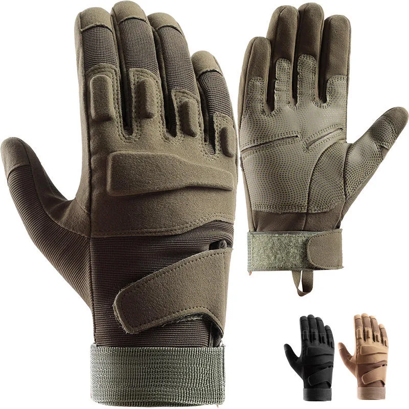 Slash Proof Hard Knuckle Gloves — Black — Tactical Gloves & Protection