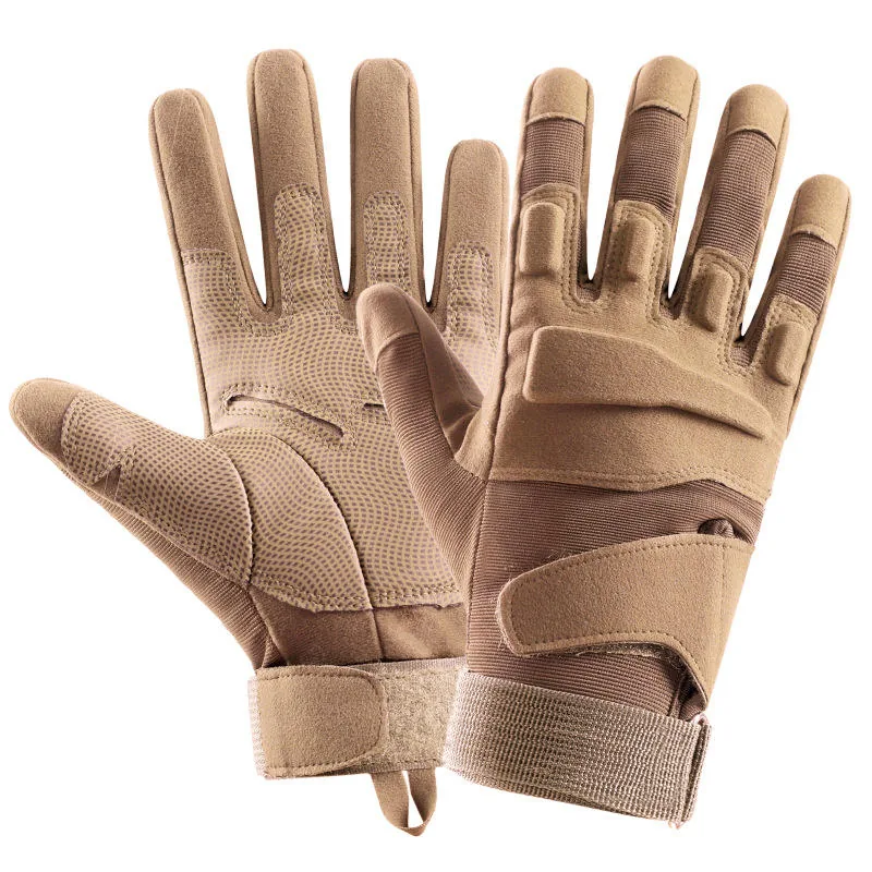 Slash Proof Hard Knuckle Gloves — Black view 5