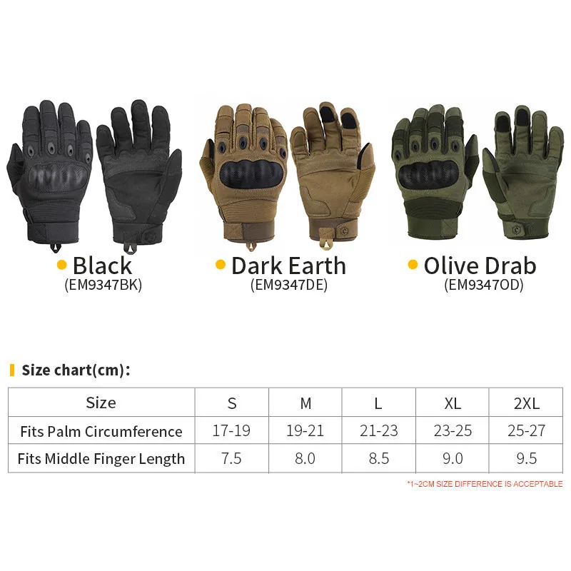 Tactical Training Cycling Gloves — Black view 5
