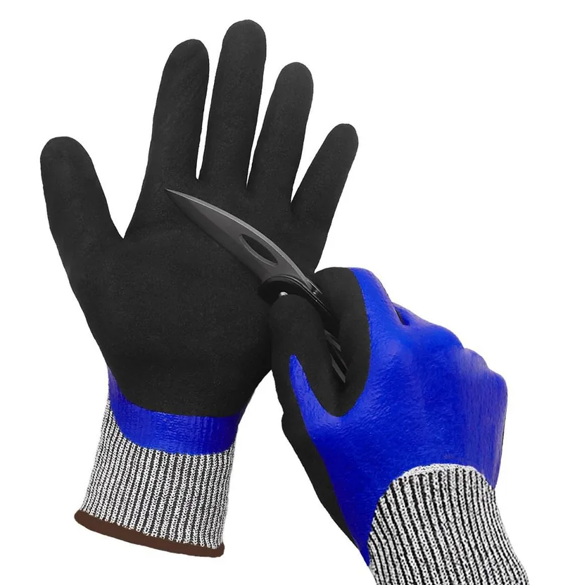 A5 Cut-Resistant Waterproof Gloves — Gray — Tactical Gloves & Protection