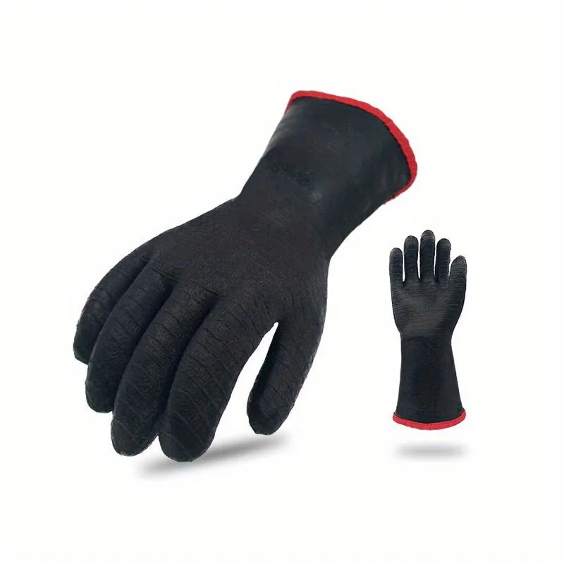 High Temperature Resistant 500°C Industrial Gloves — Black — Tactical Gloves & Protection