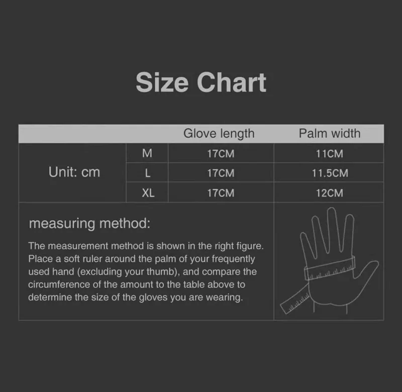 Unisex Anti-Slip Half Finger Gloves — Black view 2