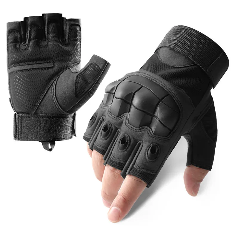 OD Green Impact Half Finger Gloves — Green view 2