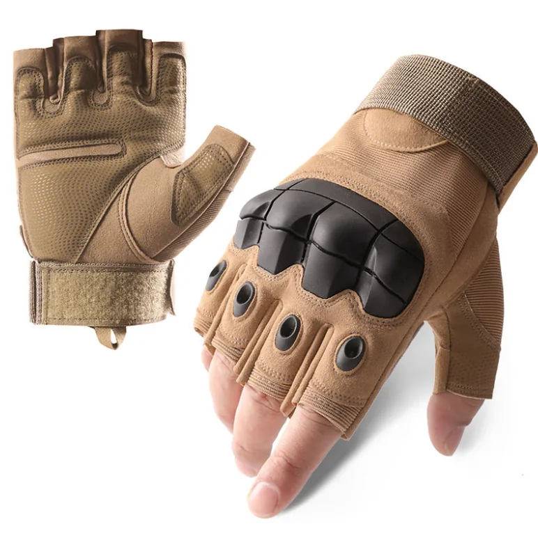 OD Green Impact Half Finger Gloves — Green view 3