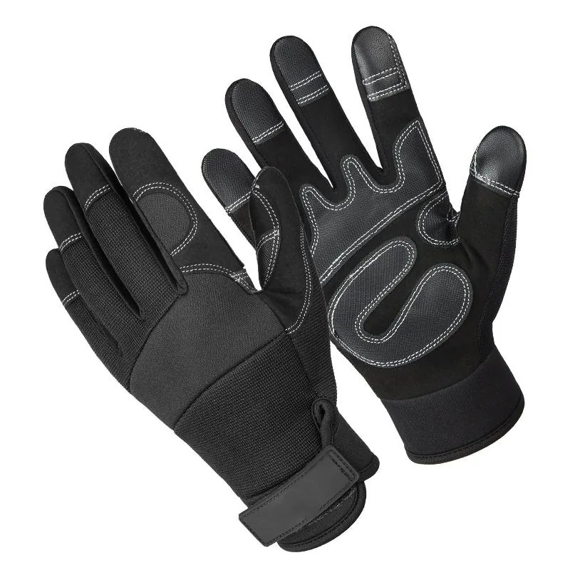 Multi-Function Rescue Tactical Gloves — Black view 4