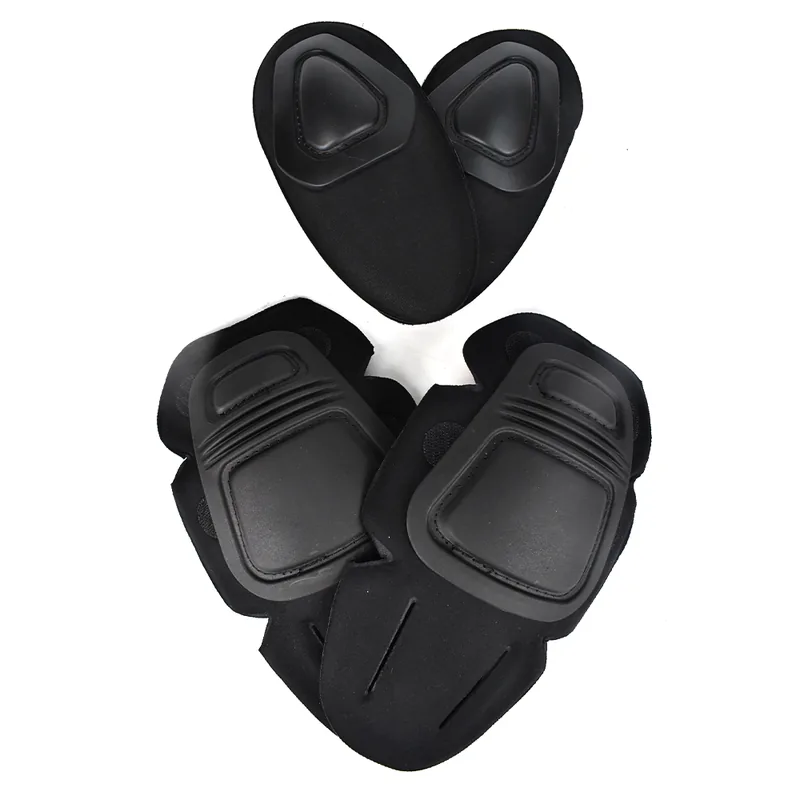 Tactical Protective Knee Elbow Pads Set — Black view 4