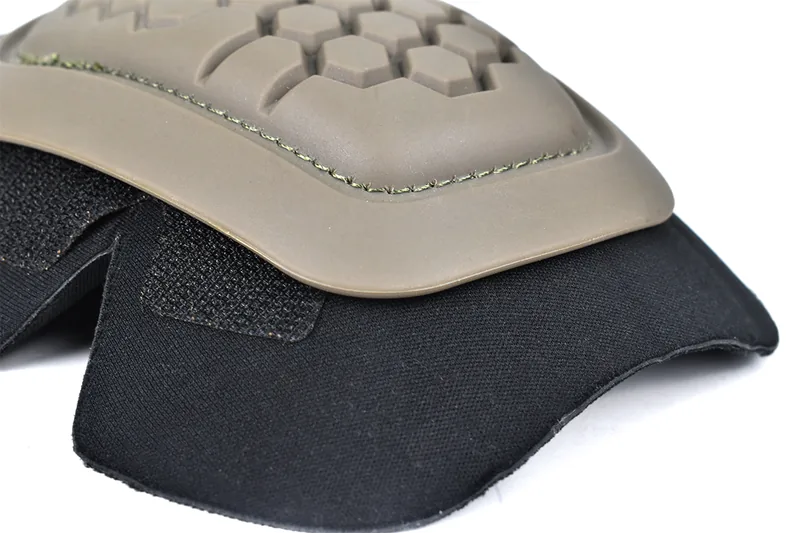 PE MOLLE Knee Elbow Pads Set No Strap — Black view 2
