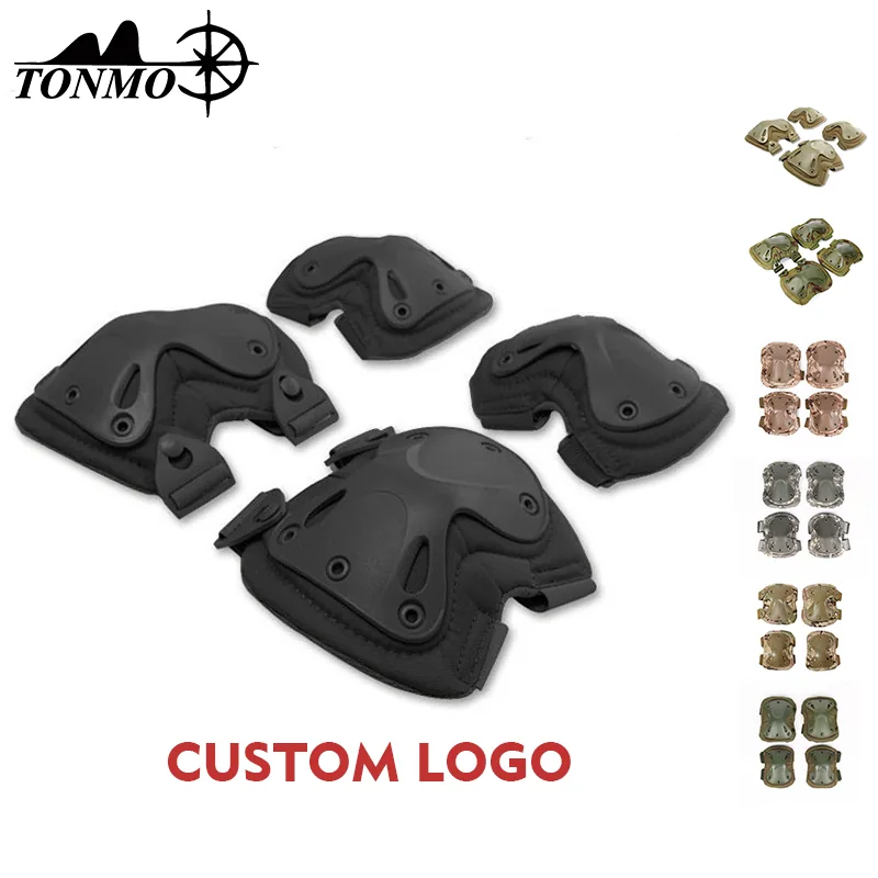 2nd Gen Nylon Knee Elbow Pads Straps — Black — Tactical Gloves & Protection