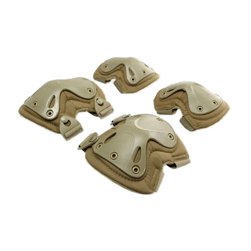 2nd Gen Nylon Knee Elbow Pads Straps — Black view 2