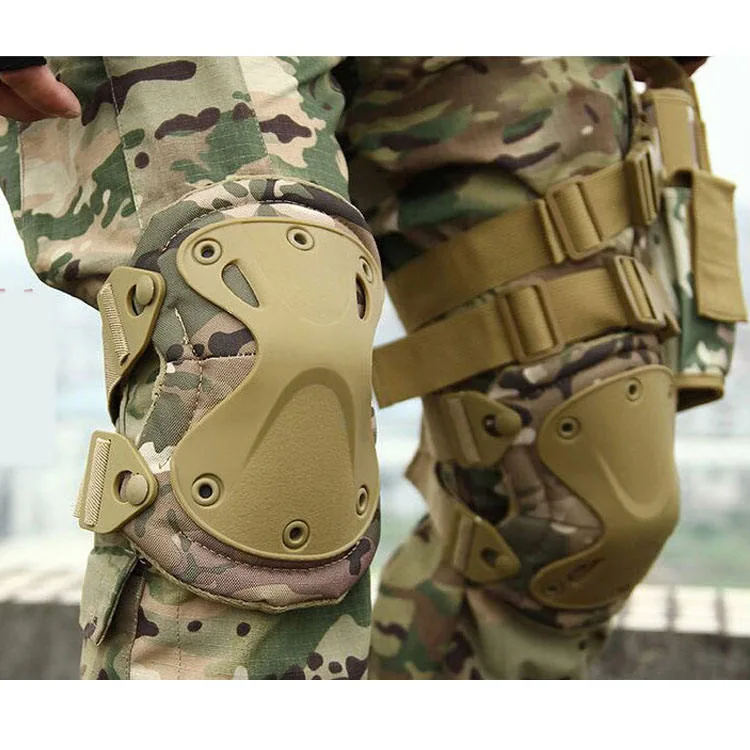 Outdoor Motorcycle Protector Knee Pads — Black — Tactical Gloves & Protection