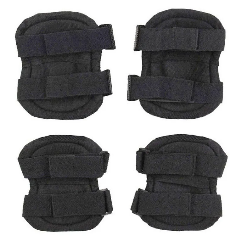Outdoor Motorcycle Protector Knee Pads — Black view 3