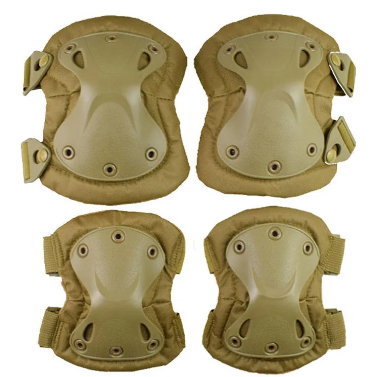 Outdoor Motorcycle Protector Knee Pads — Black view 6
