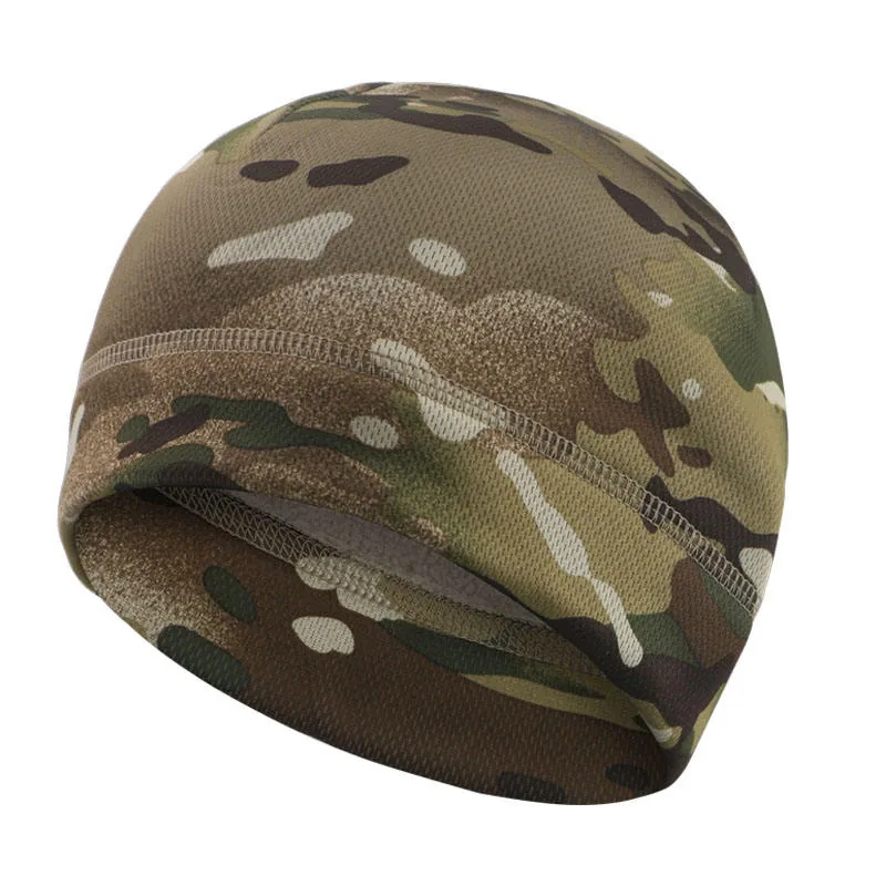 Fleece Beanie Winter Tactical Hat — Black — Beanies & Winter Hats