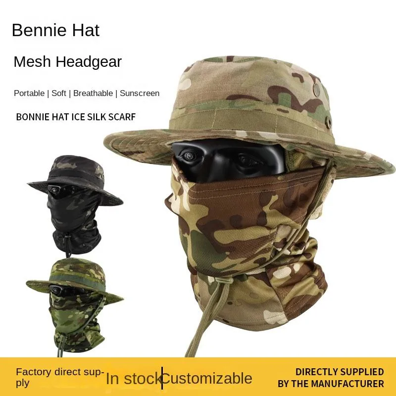 Summer Tactical Field Bennie Hat — Camo view 2