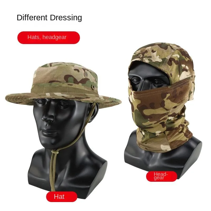 Summer Tactical Field Bennie Hat — Camo view 3