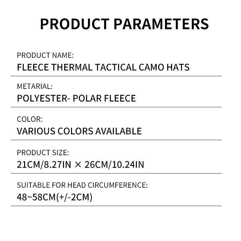Cold-Proof Fleece Ear Protection Hat — Black view 4